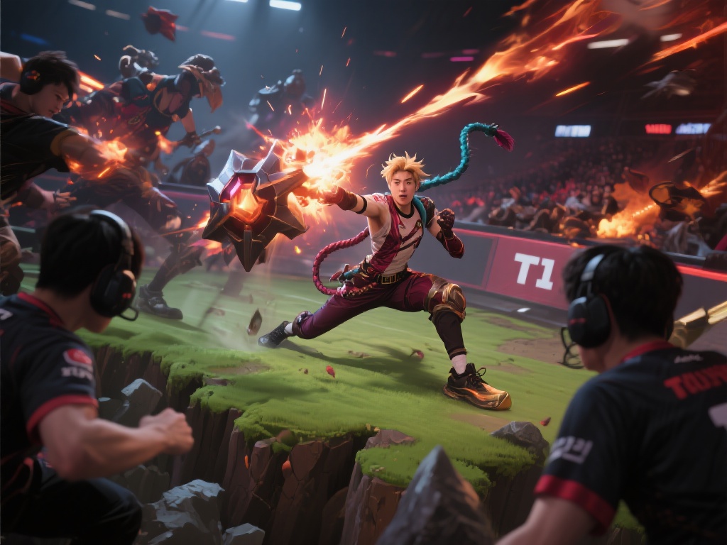 T1 vs DRX首战激烈交锋:Gumayusi火力全开助力首胜 首局关键团战的精彩场面值得细细品味。Gu